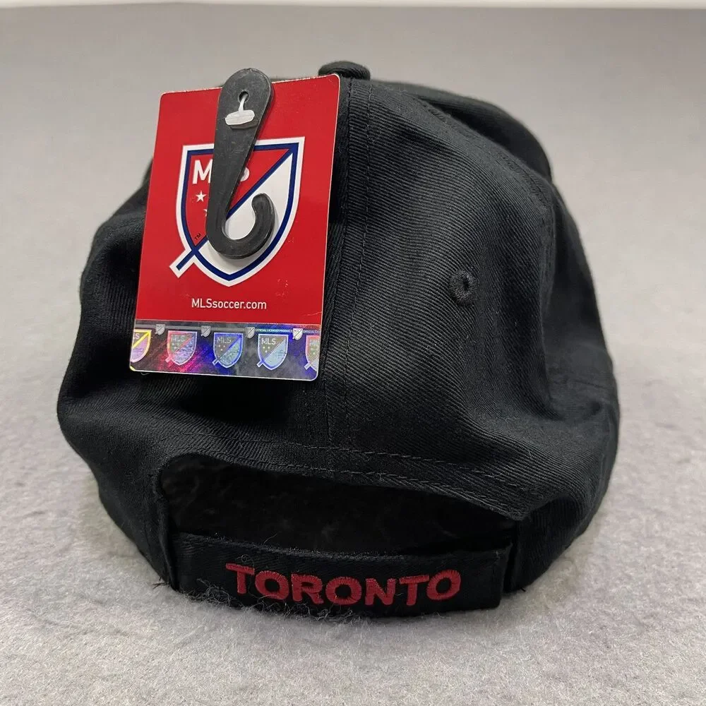 NEW Toronto FC Hat Cap Mens Black MLS Soccer Core Classic Adjustable Strap
